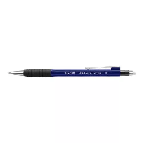 Nyomósirón, 0,5 mm, FABER-CASTELL "Grip 1345", sötétkék