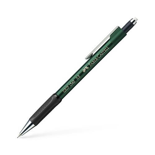Nyomósirón, 0,5 mm, FABER-CASTELL "Grip 1345", zöld