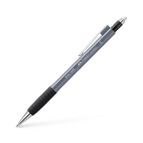 Nyomósirón, 0,5 mm, FABER-CASTELL "Grip 1345", kőszürke