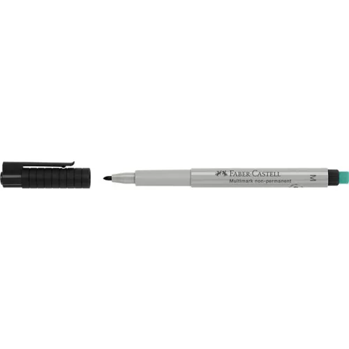Alkoholmentes marker, OHP, 1 mm, FABER-CASTELL "Multimark 1526", fekete