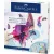 Akvarell festékkészlet, tubusos, kiegészítőkkel, FABER-CASTELL "Creative Studio", 12 különböző szín