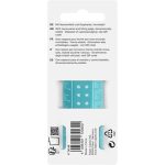 Vonalzó, műanyag, törhetetlen, 30 cm, FABER-CASTELL "Sparkle", vegyes színek