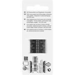 Vonalzó, műanyag, törhetetlen, 15 cm, FABER-CASTELL "Pöttyös", vegyes színek