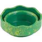 Ecsettál, műanyag, FABER-CASTELL "Click&Go", zöld