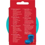 Ecsettál, műanyag, FABER-CASTELL "Click&Go", türkiz