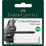 Pótbél precíziós radírstifthez, 4 darabos, FABER-CASTELL