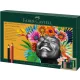 Színes- és grafitceruza készlet, FABER-CASTELL "Polychromos & Pitt Graphite Matt" , 50 db-os szett