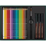 Akvarell ceruza készlet, ecsettel, FABER-CASTELL "Albrecht Dürer & Pitt Artist Pen", 21 db-os szett