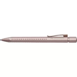   Golyóstoll, 0,5 mm, nyomógombos, rózsaszín tolltest, FABER-CASTELL "Grip 2010-M", kék
