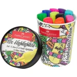 Szövegkiemelő, 1-5 mm, FABER-CASTELL "Textliner 46", 10 különböző szín