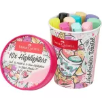 Szövegkiemelő, 1-5 mm, FABER-CASTELL "Textliner 46", 10 különböző pasztell szín