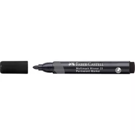   Alkoholos marker, 2,8 mm, kúpos, FABER-CASTELL "Multimark Winner 23", fekete