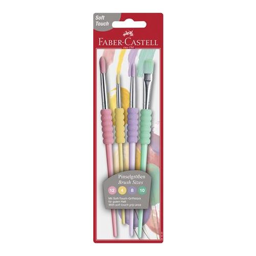 Ecsetkészlet, no. 4-8-10-12, FABER-CASTELL