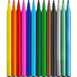 Filctoll készlet, FABER-CASTELL "Dinoszaurusz" 10 különböző szín + 3 metál