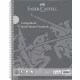 Spirálfüzet, A4, kockás, 80 lap, perforált, lyukasztott, FABER-CASTELL