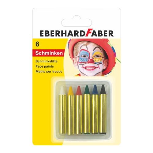 Arcfesték, EBERHARD FABER, mini, 6 különböző szín