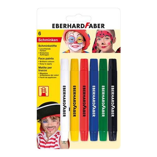 Arcfesték, EBERHARD FABER, csavarható, 6 különböző szín