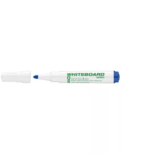 Tábla- és flipchart marker, 1-3 mm, antibakteriális, kúpos, ICO "11 XXL", kék