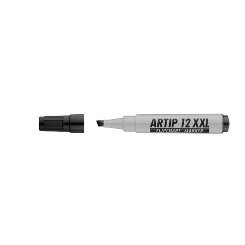 Flipchart marker, 1-3 mm, kúpos, ICO "Artip 11 XXL", fekete