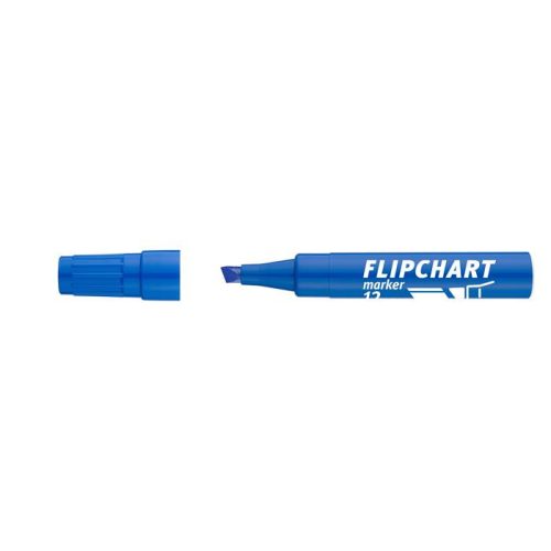 Flipchart marker, 1-4 mm, vágott, ICO "Artip 12", kék