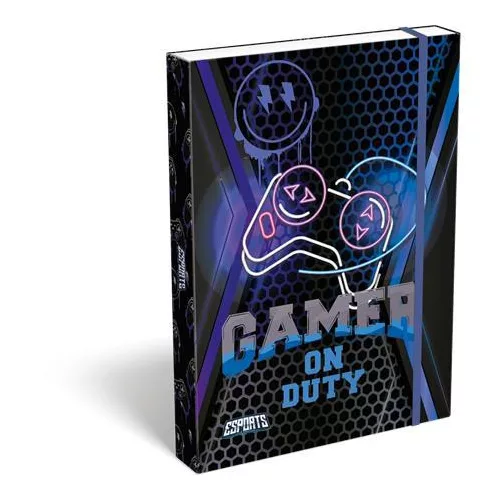 Füzetbox, A4, LIZZYSULI, Esports Gamer on duty