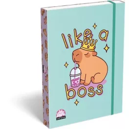 Füzetbox, A4, LIZZYSULI, Lollipop Capybara, zöld