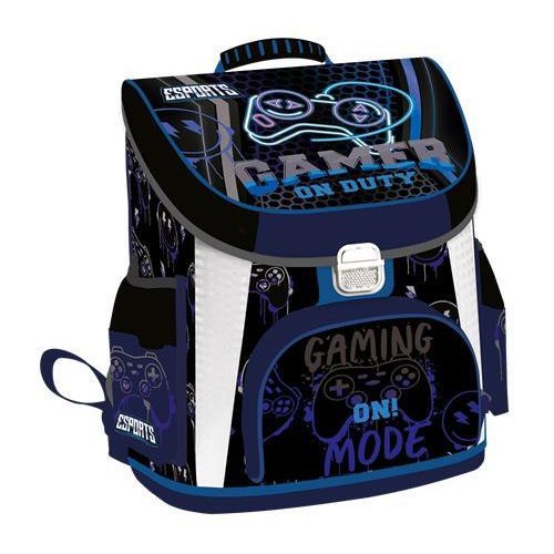 Iskolatáska, cipzáras, 1-2. osztályos, LIZZYSULI "Esports", Gamer on duty