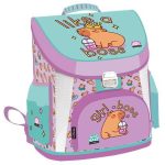 Iskolatáska, cipzáras, 1-2. osztályos, LIZZYSULI "Lollipop", Capybara