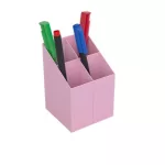 Írószertartó, ICO, pasztell rózsaszín