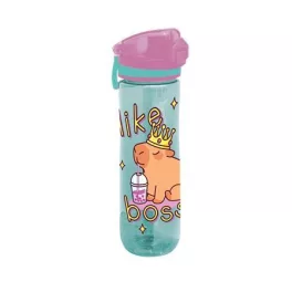 Kulacs, 600 ml, LIZZYSULI, Lollipop Capybara, zöld-lila