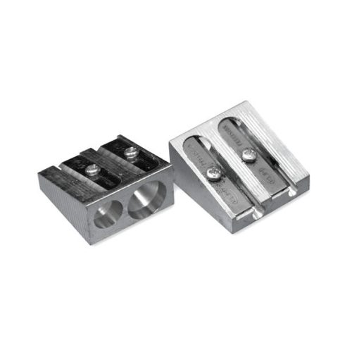 Hegyező, kétlyukú, fém, ICO