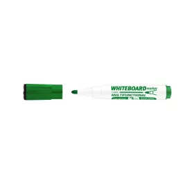   Tábla- és flipchart marker, 1-3 mm, multifunkciós, ICO "Markeraser" zöld