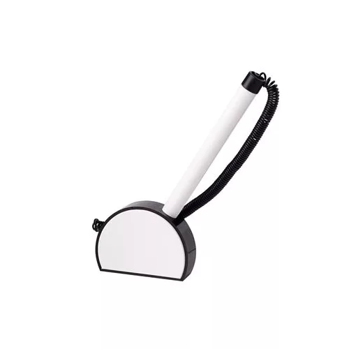 Ügyféltoll, 0,8 mm, fekete-fehér tolltest, ICO, "Mini", kék