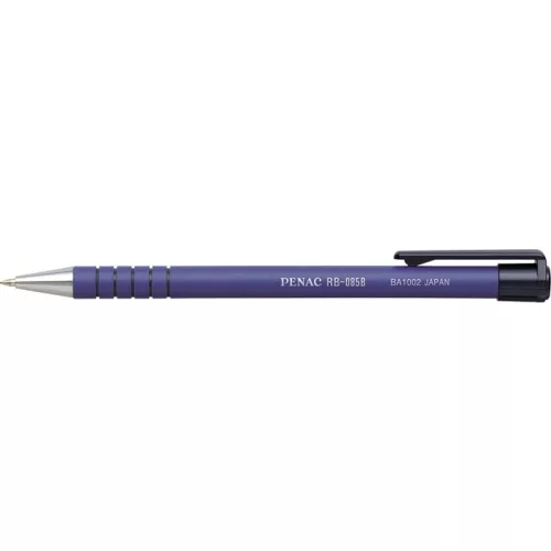 Golyóstoll, 0,7 mm, nyomógombos, PENAC "RB-085B", kék
