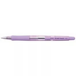   Golyóstoll, 0,7 mm, nyomógombos, lila tolltest, PENAC "SleekTouch", kék