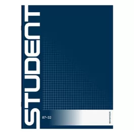   Füzet, tűzött, A4, kockás, 32 lap, ICO "Student"