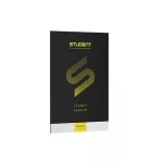 Füzet, tűzött, A4, kockás, 32 lap, ICO "Student Premium", fekete