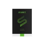 Füzet, tűzött, A4, kockás, 32 lap, ICO "Student Premium", fekete