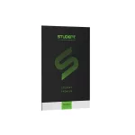 Füzet, tűzött, A4, kockás, 32 lap, ICO "Student Premium", fekete