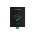 Füzet, tűzött, A4, vonalas, 32 lap, ICO "Student Premium", fekete