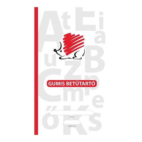 Betűtartó, gumis, ICO "Süni"