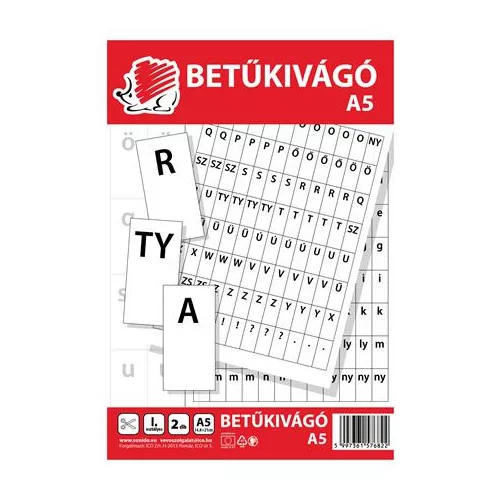 Betűkivágó, A5, ICO "Süni"