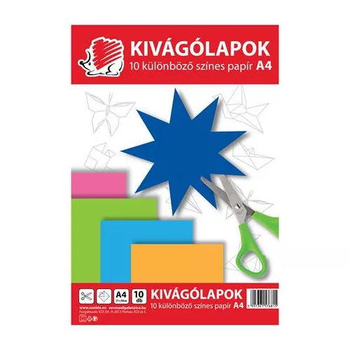 Kivágó, A4, ICO "Süni", 10 lap