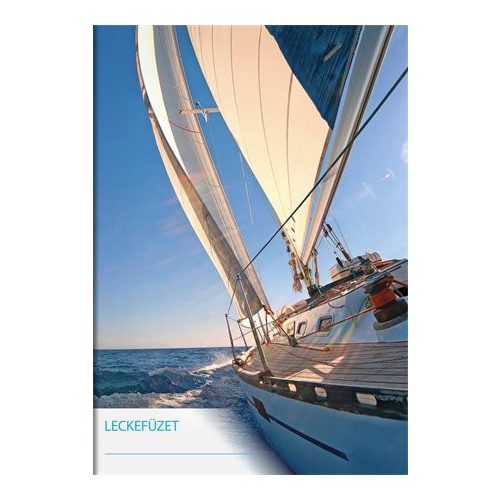 Füzet, tűzött, A5, lecke, 32 lap, ICO "Süni", vitorlás