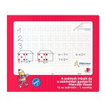 Füzet, tűzött, négyzethálós, 245x295 mm, fekvő, 32 lap, 1. osztály, ICO "Süni Meixner", előnyomott