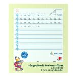 Füzet, tűzött, 280x240 mm, fekvő, 32 lap, 2. osztály, ICO "Süni Meixner"