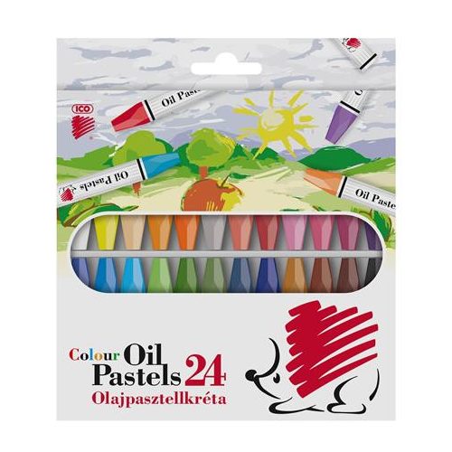 Olajpasztell kréta, ICO "Süni", 24 különböző szín