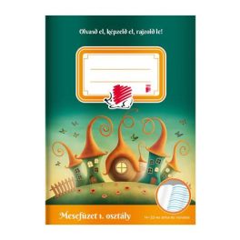   Olvasónapló, tűzött, A5, 32 lap, 1. osztály, ICO "Süni Mesefüzet"