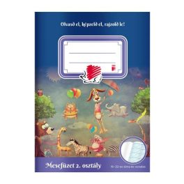   Olvasónapló, tűzött, A5, 32 lap, 2. osztály, ICO "Süni Mesefüzet"
