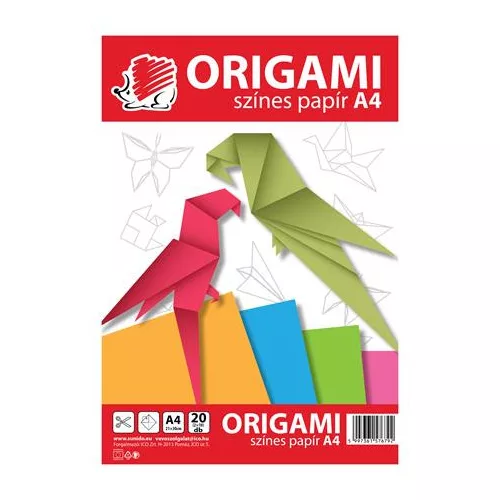 Origami papír, A4, ICO "Süni", 20 lap